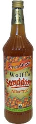 Wollf's Sanddornlik�r Strandhexe naturtr�b, 0,7l