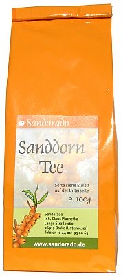 FrÃŒchtetee Sanddorn Cranberry 100g