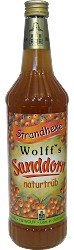 Wollf's SanddornlikÃ¶r Strandhexe naturtrÃŒb, 0,7l